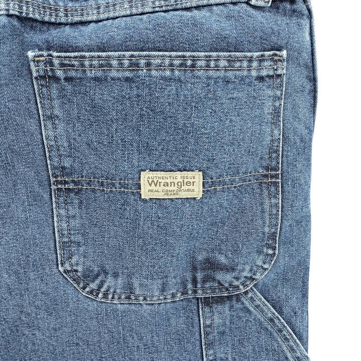 00'S Wrangler CARPENTER denim painter pants for men, equivalent to W32 cotton blue type Vintage Second Hand