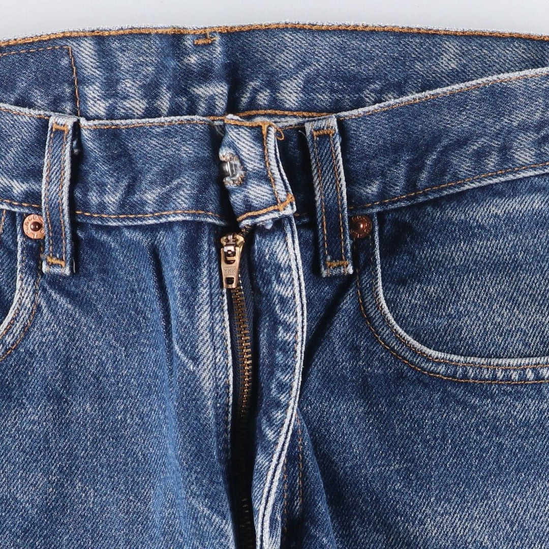 00'S Levi's 505 REGULAR FIT STRAIGHT LEG tapered denim pants for men, W30 equivalent cotton blue type Vintage Second Hand