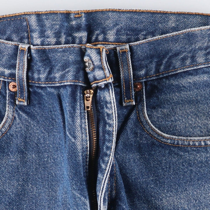 00'S Levi's 505 REGULAR FIT STRAIGHT LEG tapered denim pants for men, W30 equivalent cotton blue type Vintage Second Hand