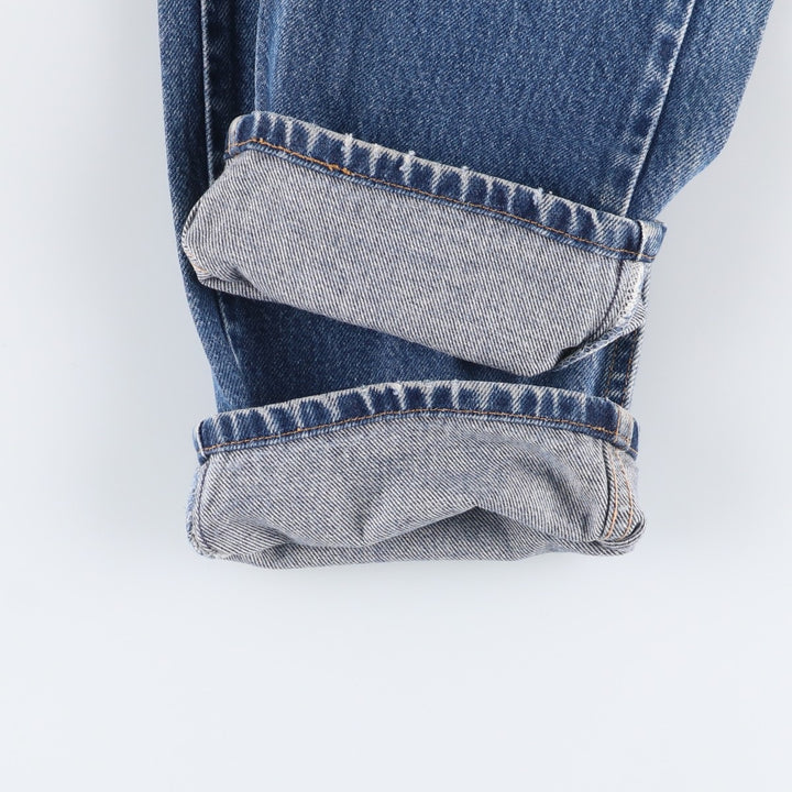 00'S Levi's 505 REGULAR FIT STRAIGHT LEG tapered denim pants for men, W30 equivalent cotton blue type Vintage Second Hand