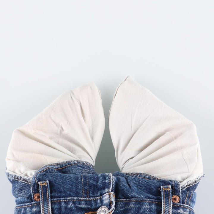 00'S Levi's 505 REGULAR FIT STRAIGHT LEG tapered denim pants for men, W30 equivalent cotton blue type Vintage Second Hand