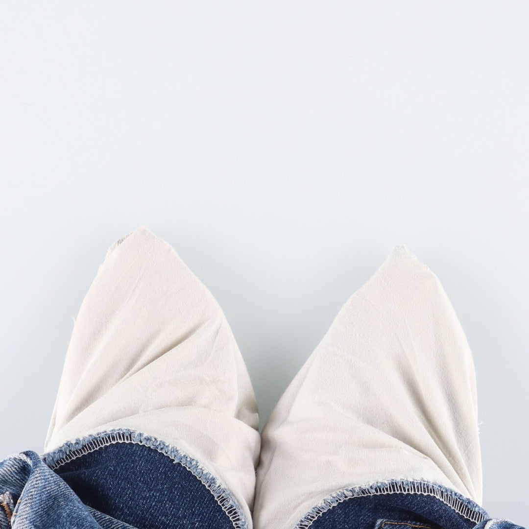 00'S Levi's 505 REGULAR FIT STRAIGHT LEG tapered denim pants for men, W30 equivalent cotton blue type Vintage Second Hand