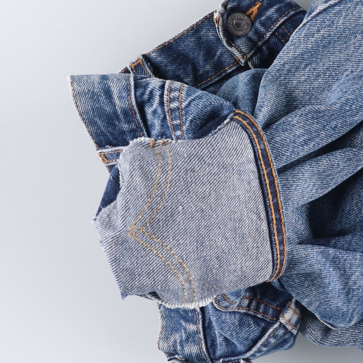 00'S Levi's 505 REGULAR FIT STRAIGHT LEG tapered denim pants for men, W30 equivalent cotton blue type Vintage Second Hand