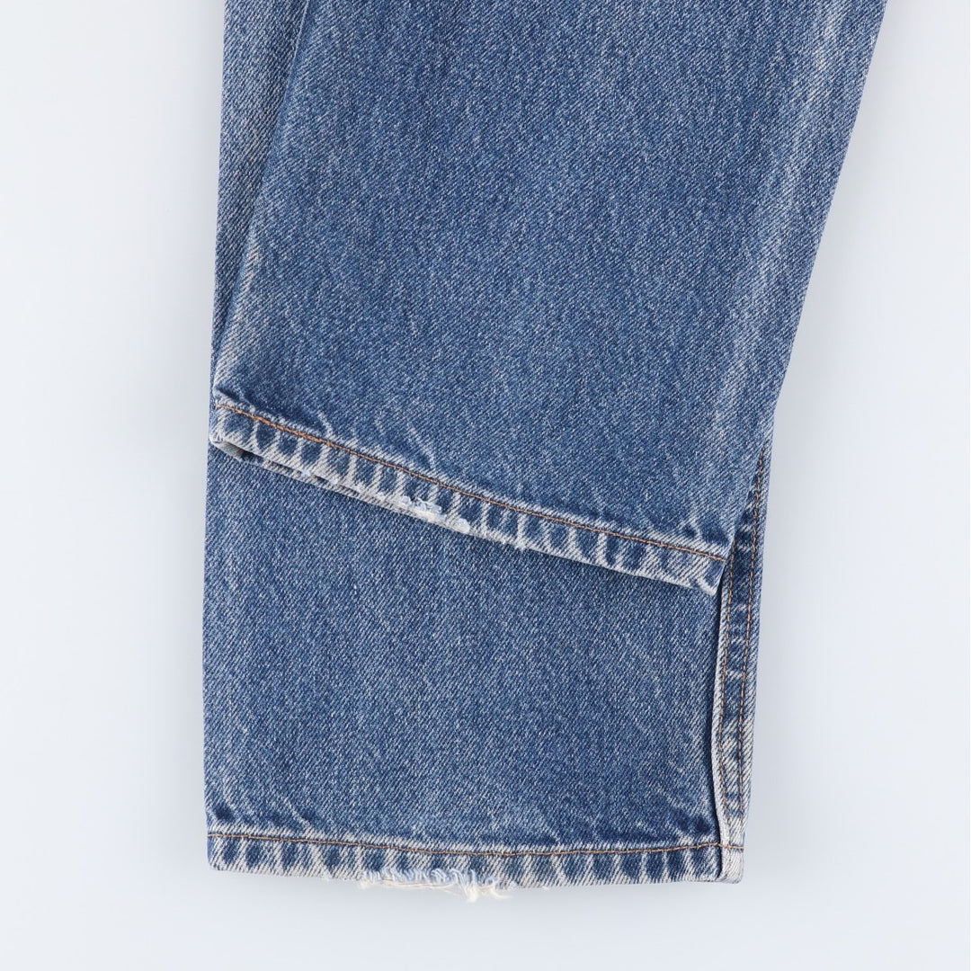 00'S Levi's 505 REGULAR FIT STRAIGHT LEG tapered denim pants for men, W30 equivalent cotton blue type Vintage Second Hand