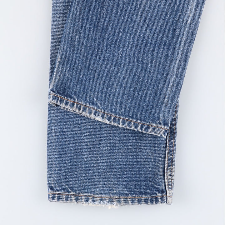 00'S Levi's 505 REGULAR FIT STRAIGHT LEG tapered denim pants for men, W30 equivalent cotton blue type Vintage Second Hand