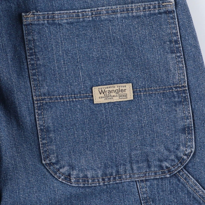Wrangler HERO Denim Painter Pants for Men, W34 equivalent cotton blue type Vintage Second Hand