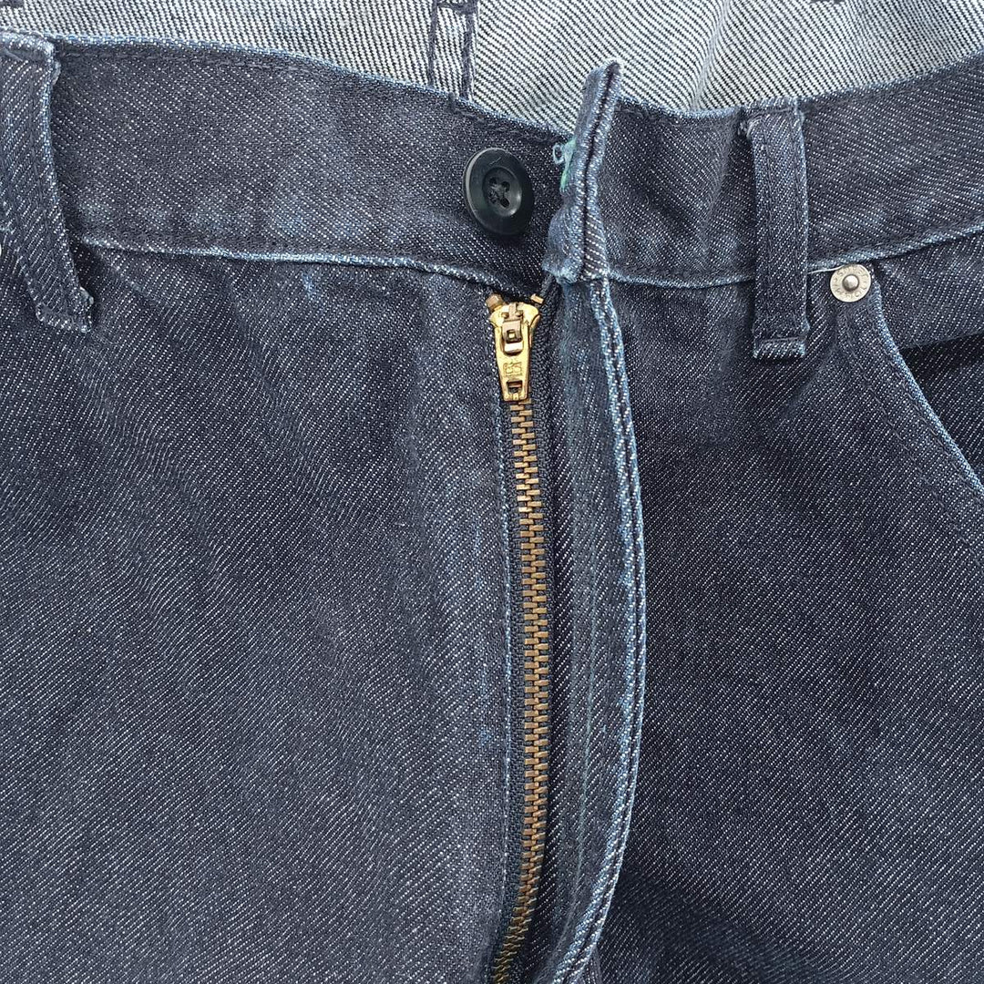 Vintage 90'S Tommy Hilfiger Jeans double-knee straight-leg denim pants, men's size W34. cotton navy blue type Vintage Second Hand