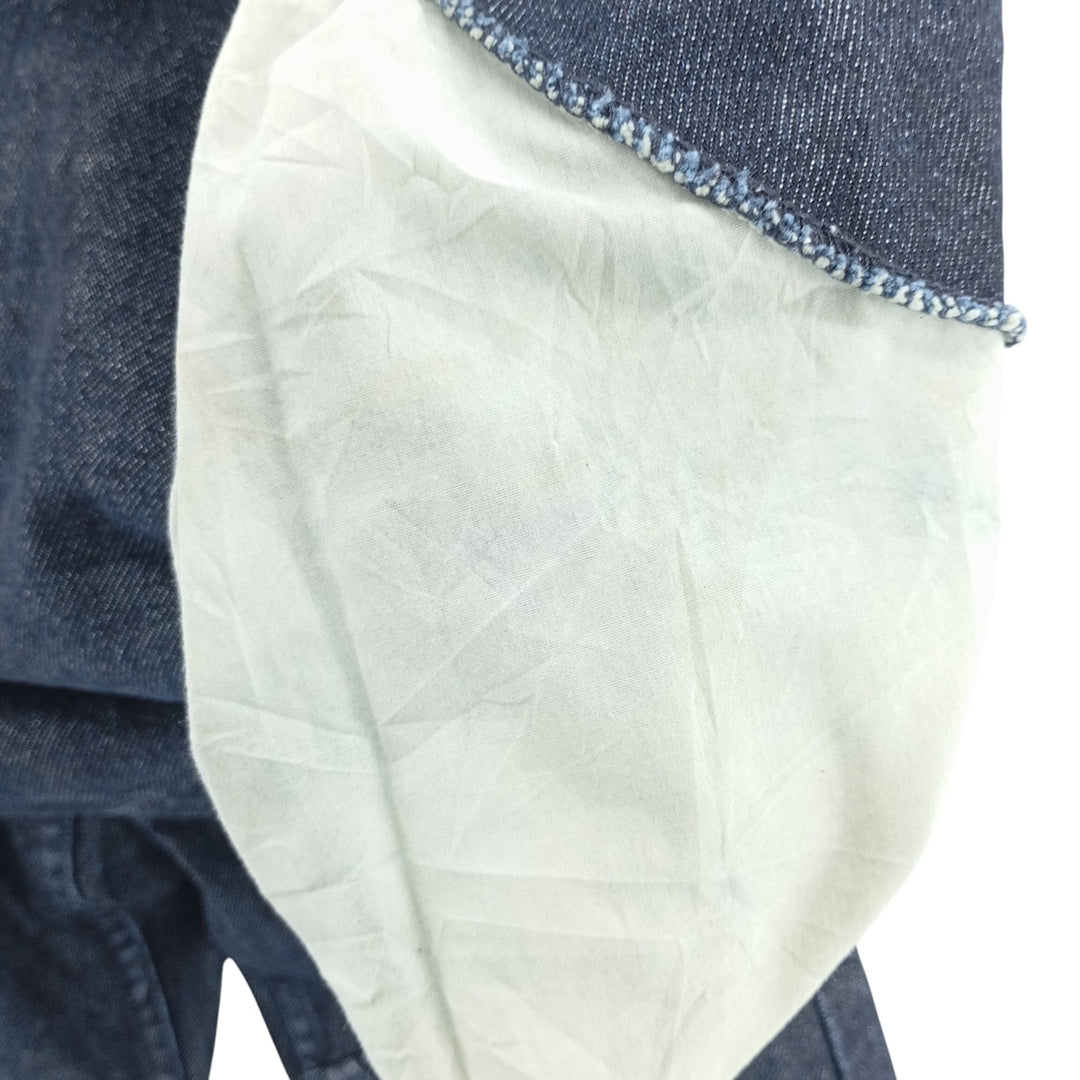 Vintage 90'S Tommy Hilfiger Jeans double-knee straight-leg denim pants, men's size W34. cotton navy blue type Vintage Second Hand