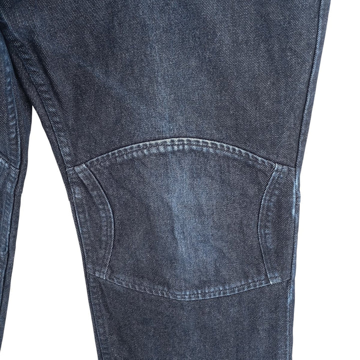 Vintage 90'S Tommy Hilfiger Jeans double-knee straight-leg denim pants, men's size W34. cotton navy blue type Vintage Second Hand