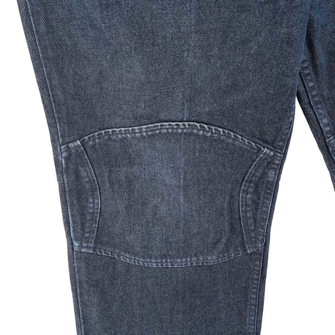 Vintage 90'S Tommy Hilfiger Jeans double-knee straight-leg denim pants, men's size W34. cotton navy blue type Vintage Second Hand