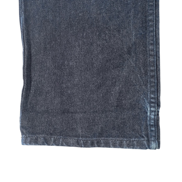 Vintage 90'S Tommy Hilfiger Jeans double-knee straight-leg denim pants, men's size W34. cotton navy blue type Vintage Second Hand