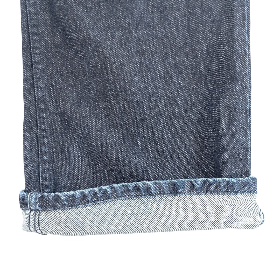 Vintage 90'S Tommy Hilfiger Jeans double-knee straight-leg denim pants, men's size W34. cotton navy blue type Vintage Second Hand