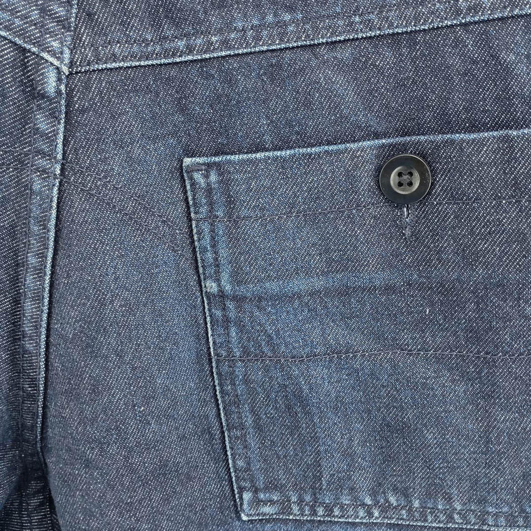 Vintage 90'S Tommy Hilfiger Jeans double-knee straight-leg denim pants, men's size W34. cotton navy blue type Vintage Second Hand