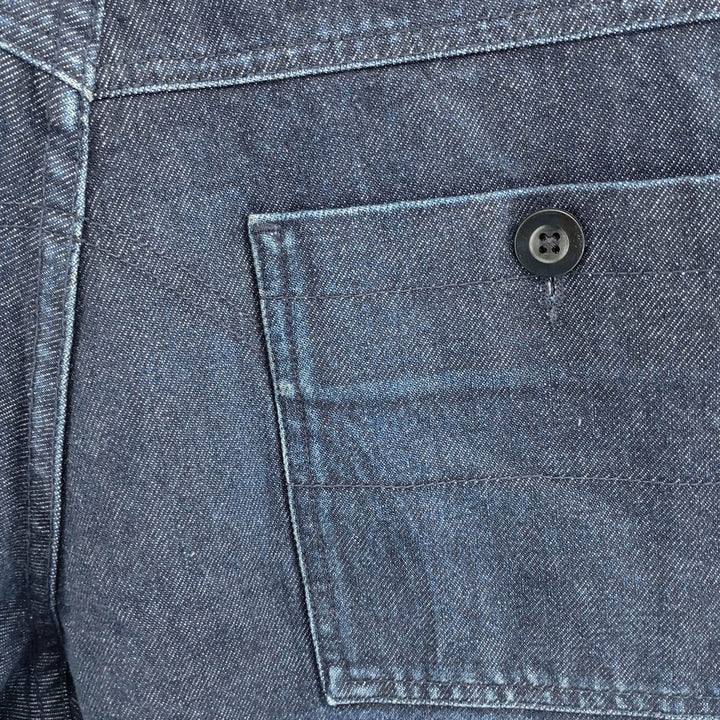 Vintage 90'S Tommy Hilfiger Jeans double-knee straight-leg denim pants, men's size W34. cotton navy blue type Vintage Second Hand