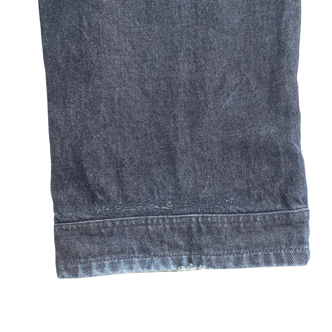 Vintage 90'S Tommy Hilfiger Jeans double-knee straight-leg denim pants, men's size W34. cotton navy blue type Vintage Second Hand