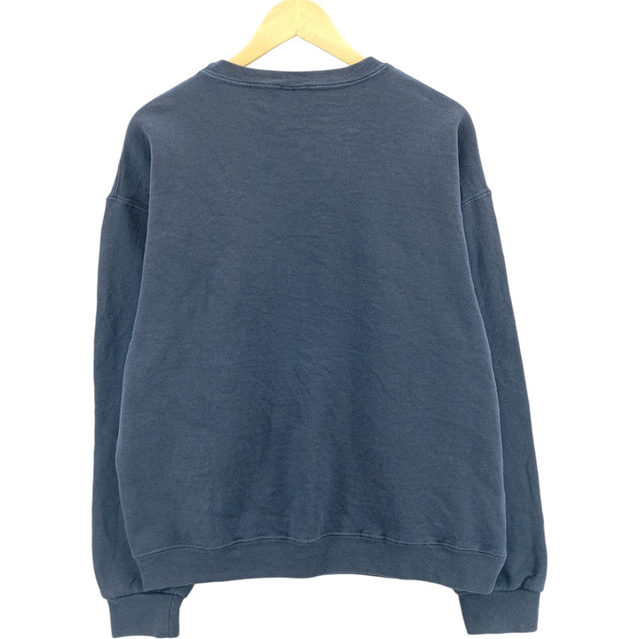 Russell Dri-POWER plain blank sweatshirt, men's size M cotton navy blue type Vintage Second Hand