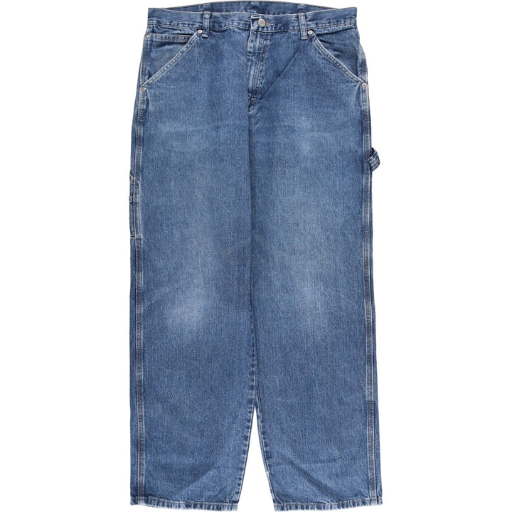 00'S Wrangler CARPENTER denim painter pants for men, equivalent to W34 cotton blue type Vintage Second Hand