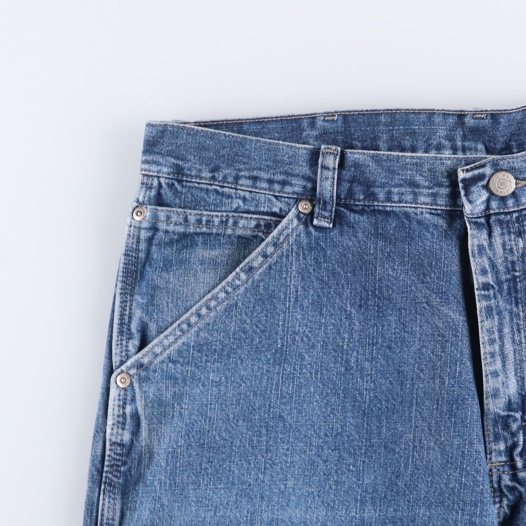 00'S Wrangler CARPENTER denim painter pants for men, equivalent to W34 cotton blue type Vintage Second Hand