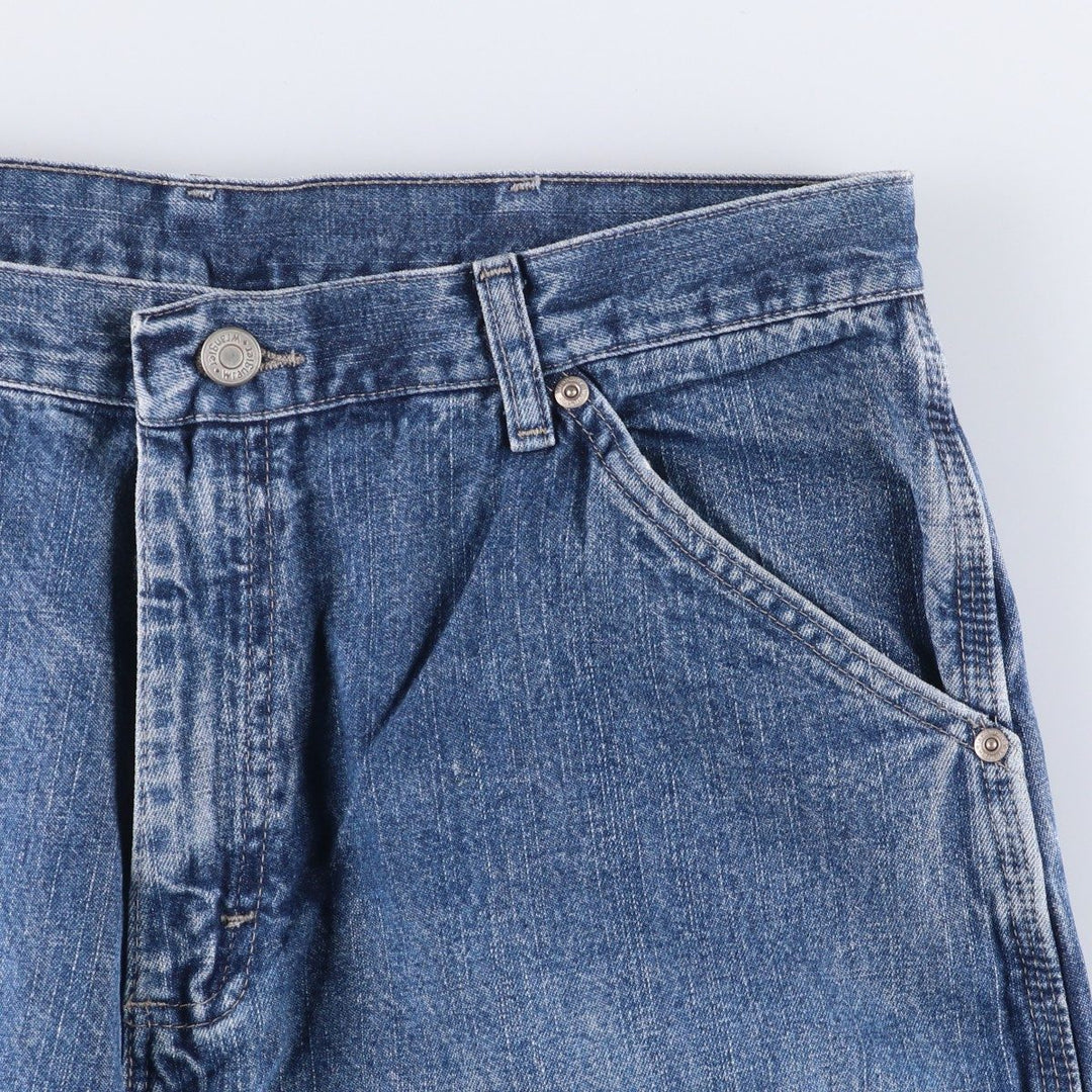 00'S Wrangler CARPENTER denim painter pants for men, equivalent to W34 cotton blue type Vintage Second Hand