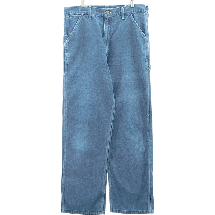 ROEBUCKS Denim Painter Pants, Made in USA, Men's, Size W33 unclear blue type Vintage Second Hand