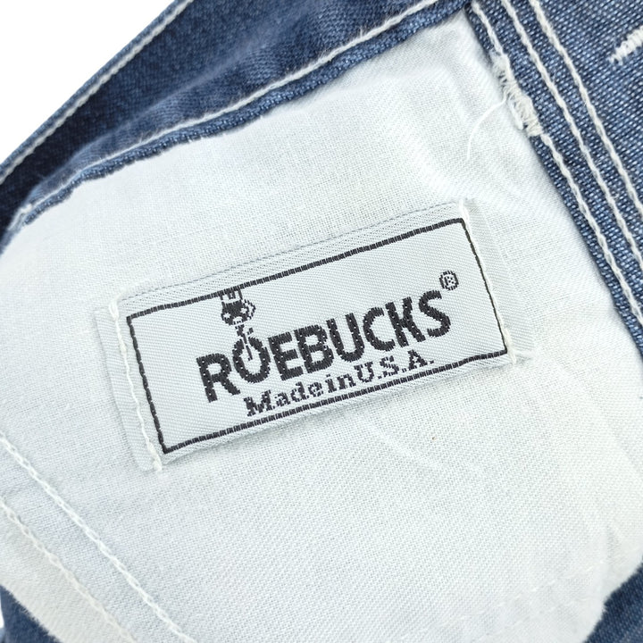 ROEBUCKS Denim Painter Pants, Made in USA, Men's, Size W33 unclear blue type Vintage Second Hand