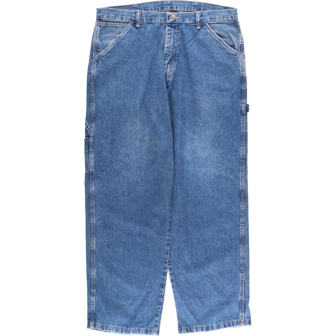 Wrangler HERO Denim Painter Pants for Men, W35 equivalent unclear blue type Vintage Second Hand