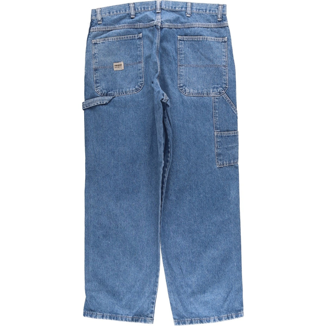 Wrangler HERO Denim Painter Pants for Men, W35 equivalent unclear blue type Vintage Second Hand