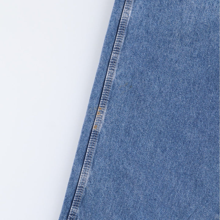 Wrangler HERO Denim Painter Pants for Men, W35 equivalent unclear blue type Vintage Second Hand