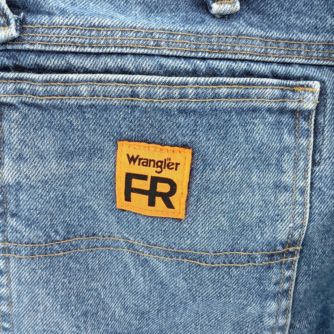 Wrangler FR RIGGS WORKWEAR Denim Painter Pants, Men's, Size W34 cotton blue type Vintage Second Hand
