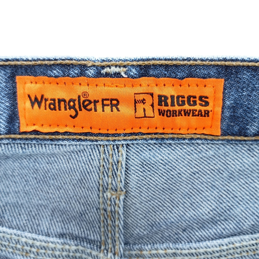 Wrangler FR RIGGS WORKWEAR Denim Painter Pants, Men's, Size W34 cotton blue type Vintage Second Hand