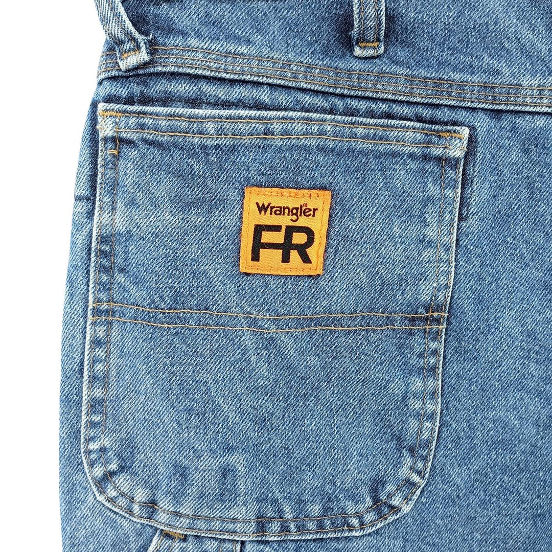 Wrangler FR RIGGS WORKWEAR Denim Painter Pants, Men's, Size W34 cotton blue type Vintage Second Hand