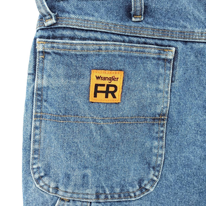 Wrangler FR RIGGS WORKWEAR Denim Painter Pants, Men's, Size W34 cotton blue type Vintage Second Hand