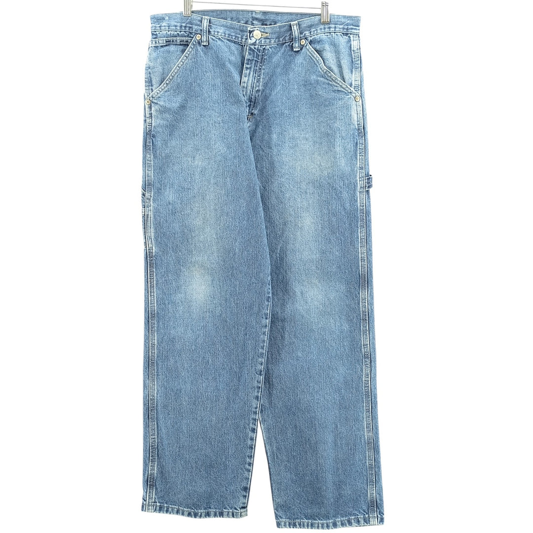 Wrangler Denim Painter Pants for Men, W33 equivalent cotton blue type Vintage Second Hand