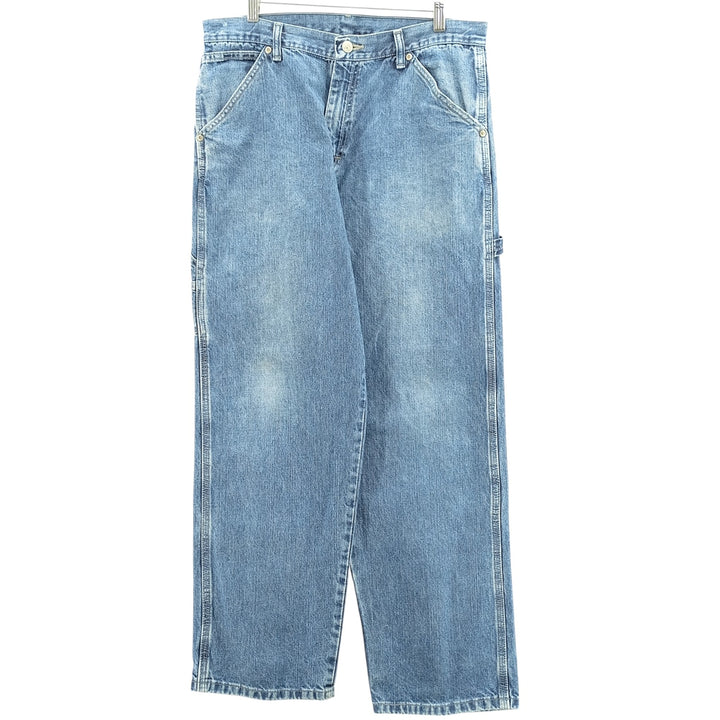 Wrangler Denim Painter Pants for Men, W33 equivalent cotton blue type Vintage Second Hand