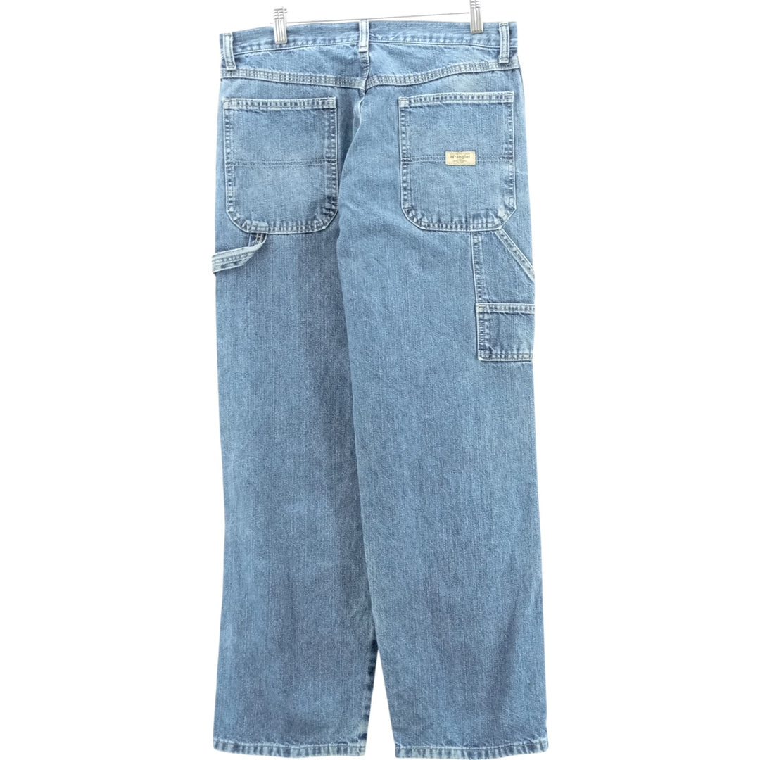 Wrangler Denim Painter Pants for Men, W33 equivalent cotton blue type Vintage Second Hand