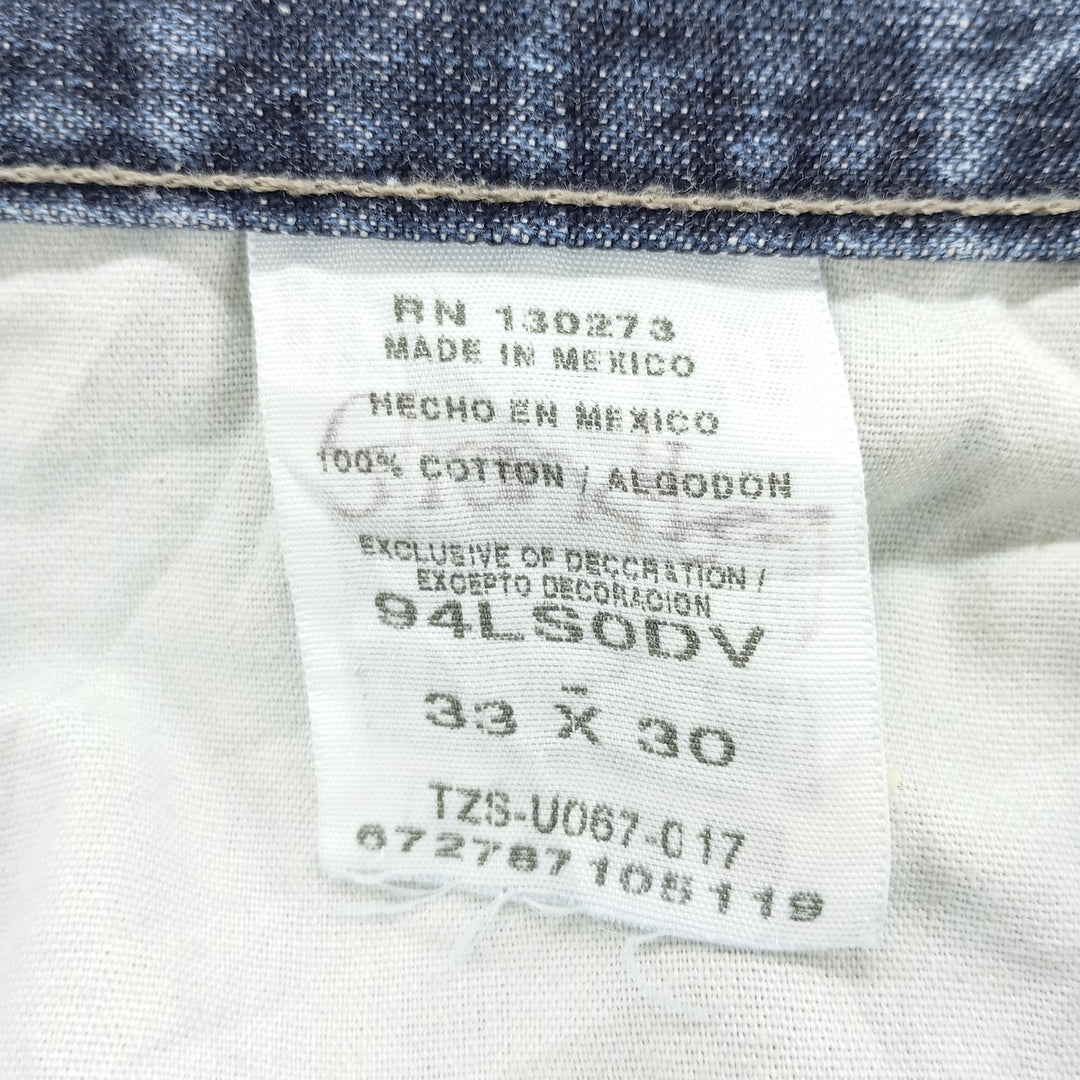 Wrangler Denim Painter Pants for Men, W33 equivalent cotton blue type Vintage Second Hand