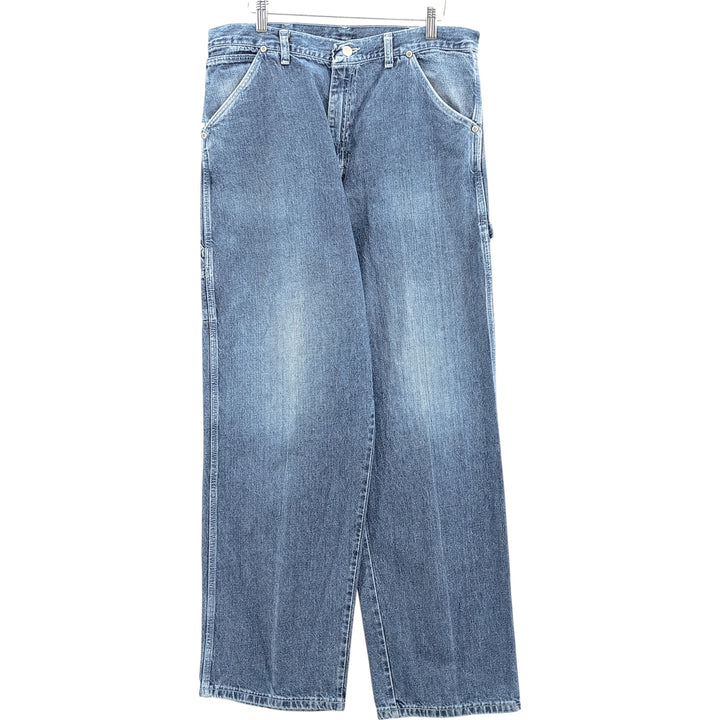 Wrangler HERO Denim Painter Pants for Men, W35 equivalent cotton blue type Vintage Second Hand