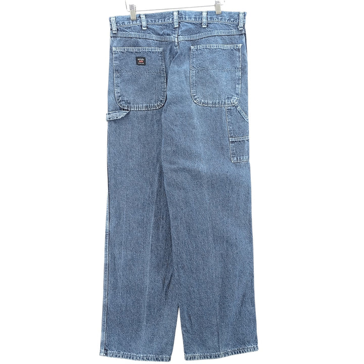 Wrangler HERO Denim Painter Pants for Men, W35 equivalent cotton blue type Vintage Second Hand