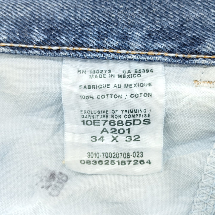 Rustler Denim Painter Pants for Men (W34 equivalent) cotton blue type Vintage Second Hand