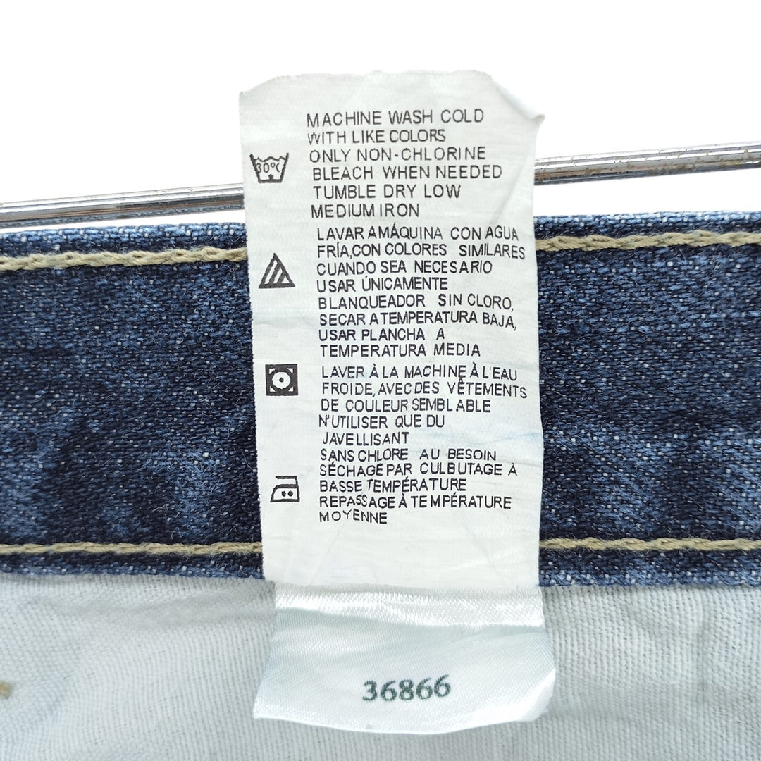 Dickies denim painter pants for men, equivalent to W32 cotton blue type Vintage Second Hand