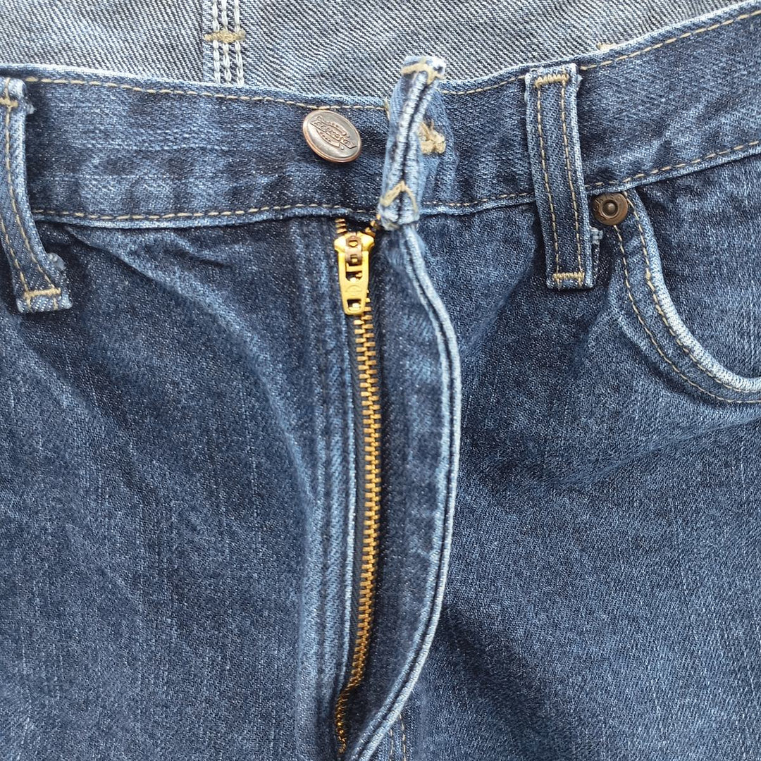 Dickies denim painter pants for men, equivalent to W32 cotton blue type Vintage Second Hand