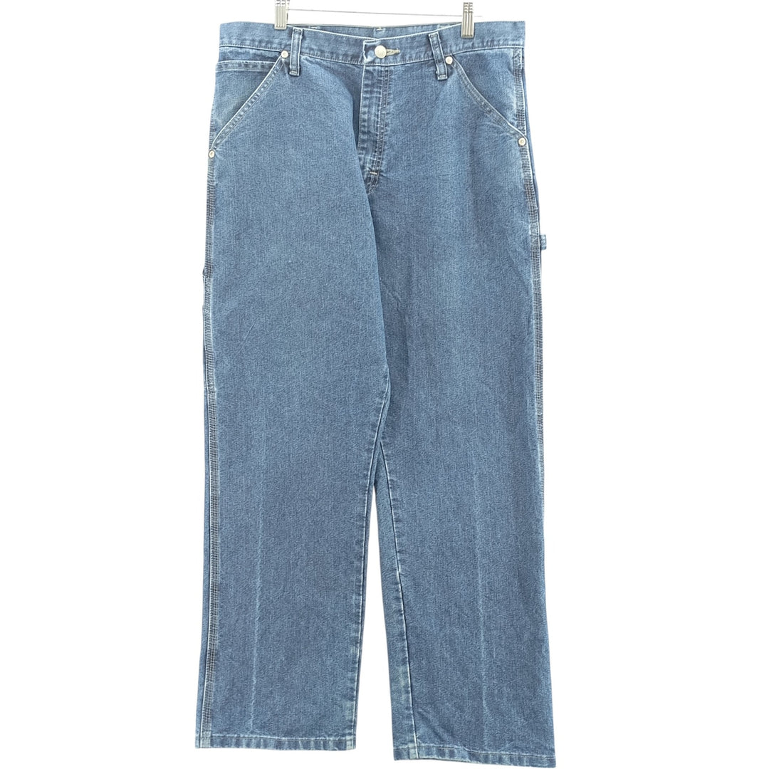 00'S Wrangler CARPENTER denim painter pants for men, equivalent to W34 cotton blue type Vintage Second Hand