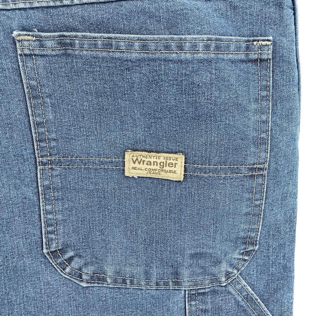 00'S Wrangler CARPENTER denim painter pants for men, equivalent to W34 cotton blue type Vintage Second Hand