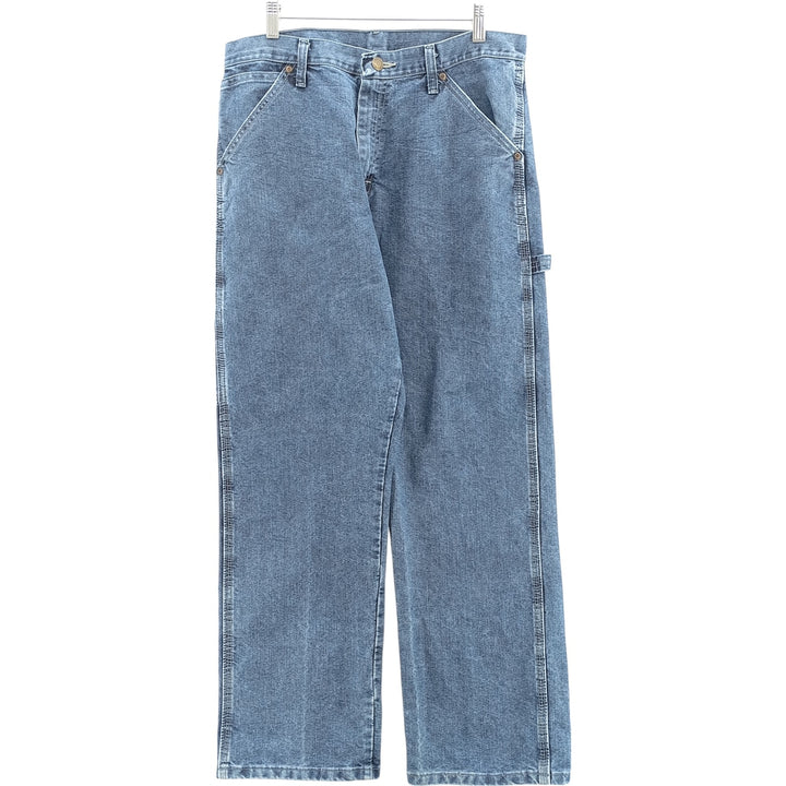 00'S Wrangler CARPENTER denim painter pants for men, equivalent to W33 cotton blue type Vintage Second Hand