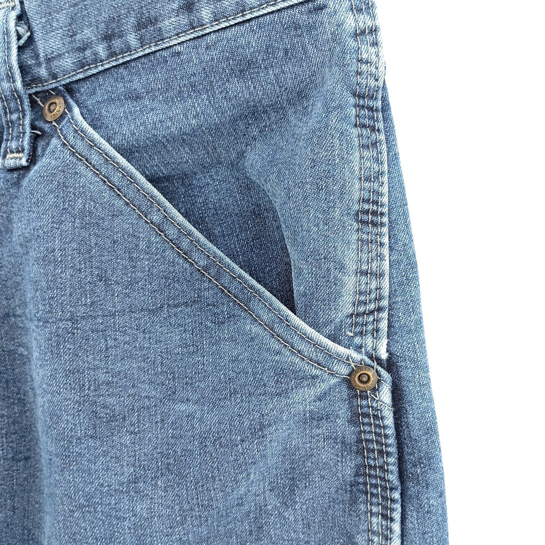 00'S Wrangler CARPENTER denim painter pants for men, equivalent to W33 cotton blue type Vintage Second Hand