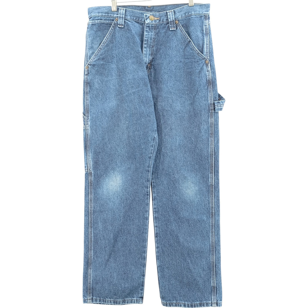 00'S Wrangler CARPENTER denim painter pants for men, equivalent to W32 cotton blue type Vintage Second Hand