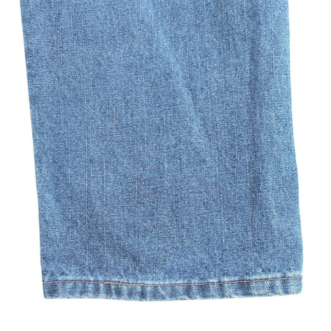 00'S Wrangler CARPENTER denim painter pants for men, equivalent to W32 cotton blue type Vintage Second Hand