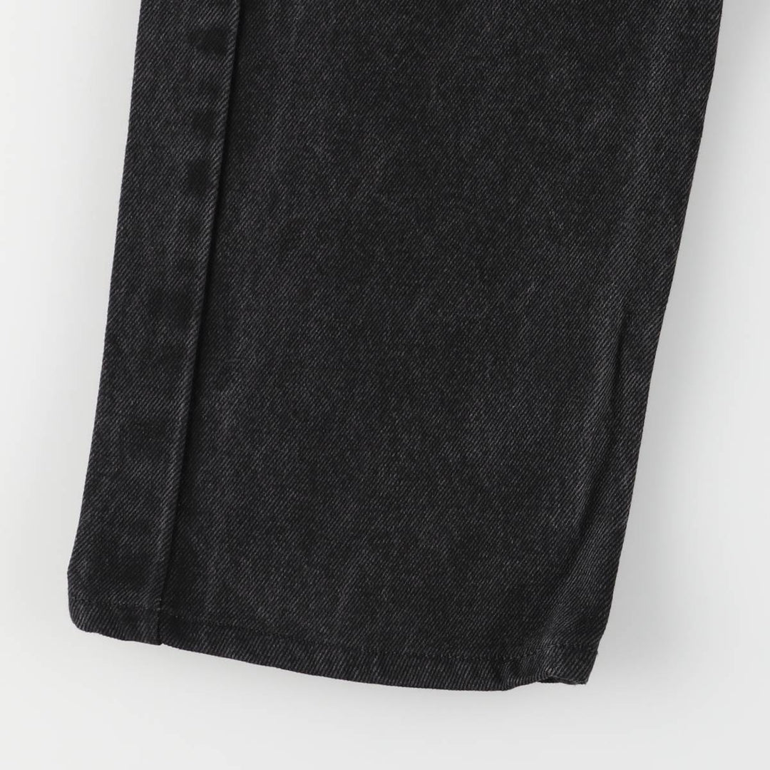 Levi's 505 Black Denim Tapered Denim Pants for Men, W32 equivalent cotton black type Vintage Second Hand