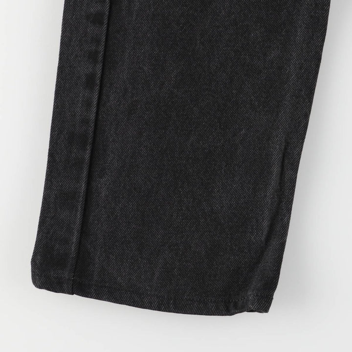 Levi's 505 Black Denim Tapered Denim Pants for Men, W32 equivalent cotton black type Vintage Second Hand