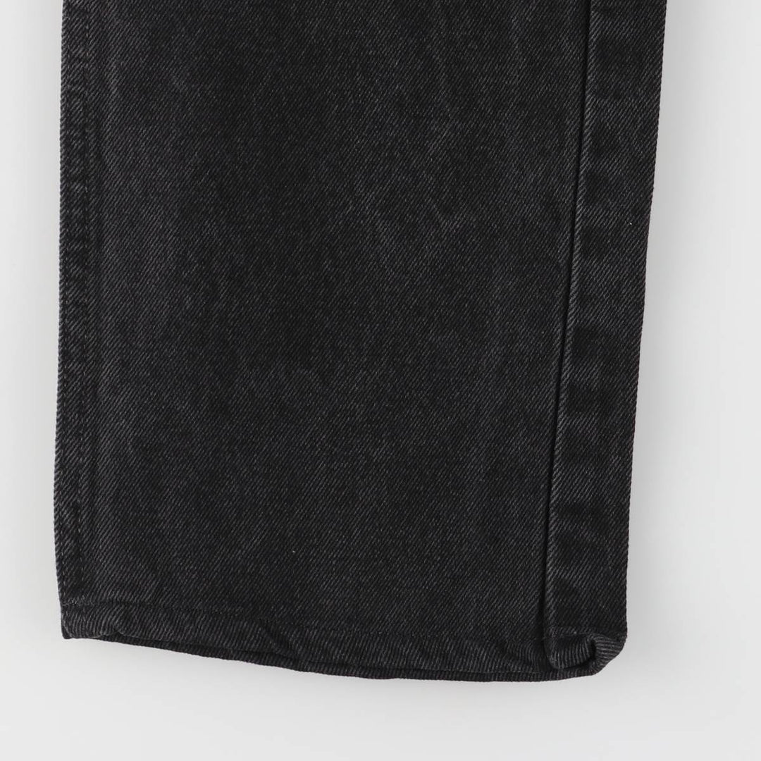 Levi's 505 Black Denim Tapered Denim Pants for Men, W32 equivalent cotton black type Vintage Second Hand